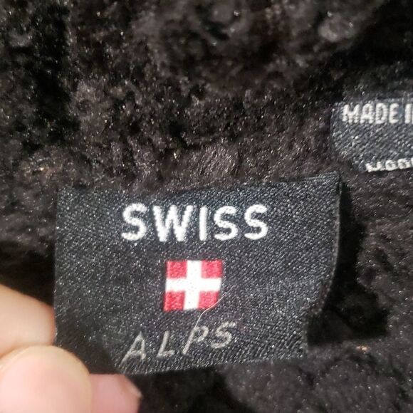 SWISS ALPS Youth Black Jacket Small 7 - Picture 6 of 7